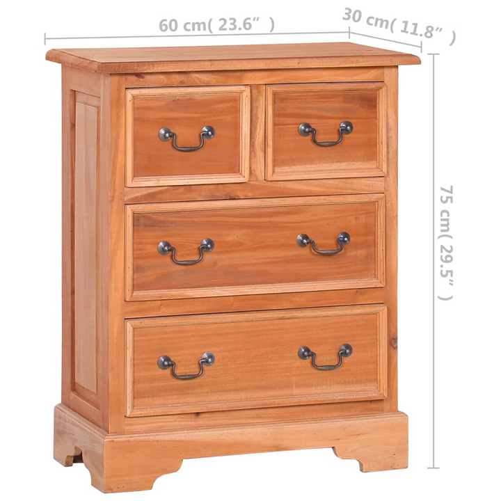 Solid Mahogany Chest of Drawers - Handmade, Durable and Stylish Storage Solution - Premium  from Home Treasures - Just £188.99! Shop now at Home Treasures