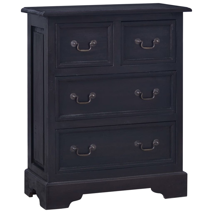 Elegant Solid Mahogany Chest of Drawers (Light Black/Coffee) - Handmade, Durable & Spacious Storage Solution - Premium  from Home Treasures - Just £208.99! Shop now at Home Treasures