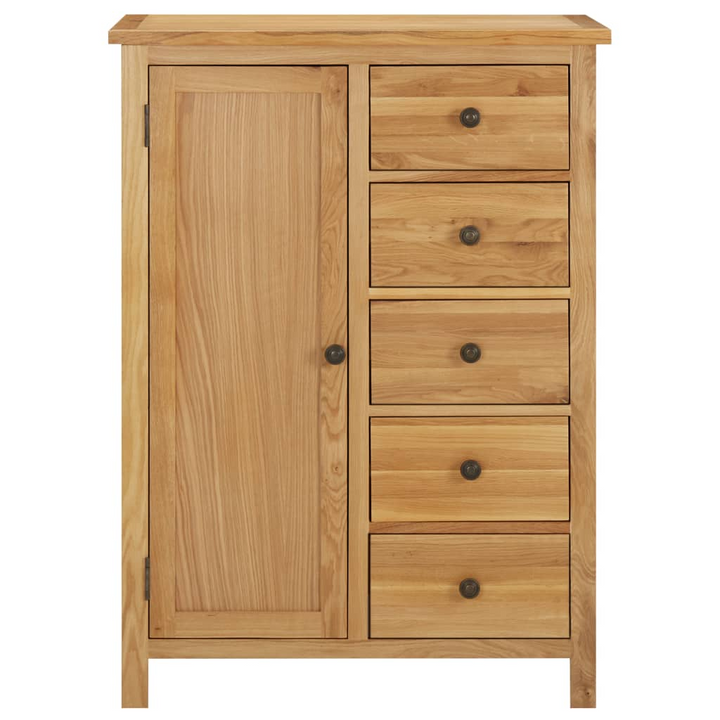 CORONA Wardrobe 76x52x105 cm Solid Oak Wood - Perfect Rustic Charm for Your Bedroom - Premium  from Home Treasures - Just £386.99! Shop now at Home Treasures