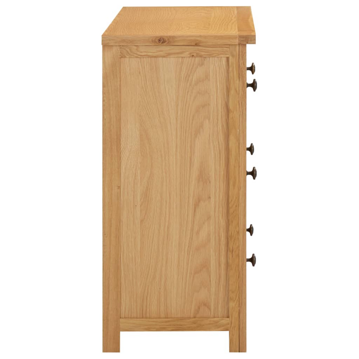 Solid Oak Chest of Drawers 80x35x75cm – Elegant and Durable Storage Solution for Any Home Decor - Premium  from Home Treasures - Just £270.99! Shop now at Home Treasures