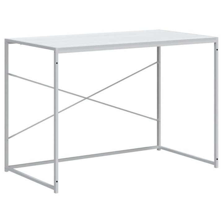 Modern White Work Desk - 110 x 60 x 70 cm | Sleek & Sturdy Office Furniture - Premium  from Home Treasures - Just £85.99! Shop now at Home Treasures