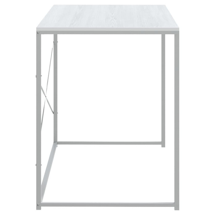 Modern White Work Desk - 110 x 60 x 70 cm | Sleek & Sturdy Office Furniture - Premium  from Home Treasures - Just £85.99! Shop now at Home Treasures