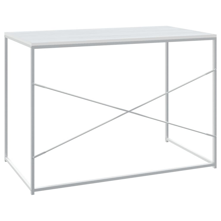 Modern White Work Desk - 110 x 60 x 70 cm | Sleek & Sturdy Office Furniture - Premium  from Home Treasures - Just £85.99! Shop now at Home Treasures