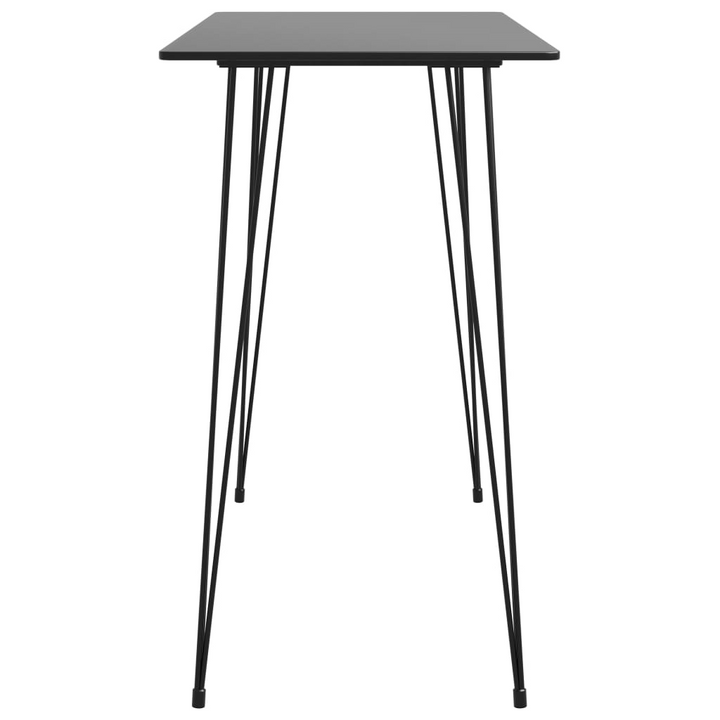 5 Piece Modern Bar Set in Black and Grey - Stylish and Durable Bar Table and Stools - Premium  from Home Treasures - Just £339.99! Shop now at Home Treasures