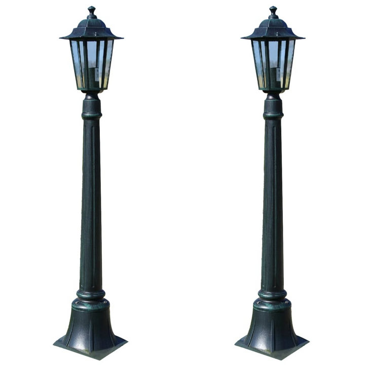 Tall Preston Lanterns Set of 2 (Green) - 105 cm Outdoor Garden Lights - Premium  from Home Treasures - Just £128.99! Shop now at Home Treasures