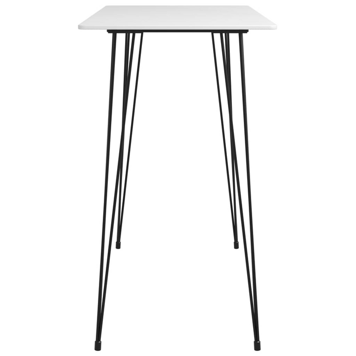 5 Piece Modern Bar Set - White Table & Grey Stools | Elegant Home, Garden, Bar Furniture - Premium  from Home Treasures - Just £348.99! Shop now at Home Treasures