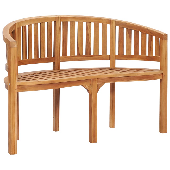 Luxurious Solid Teak Wood 5-Piece Banana Lounge Set – Durable & Weather-Resistant Outdoor Furniture - Premium  from Home Treasures - Just £995.99! Shop now at Home Treasures