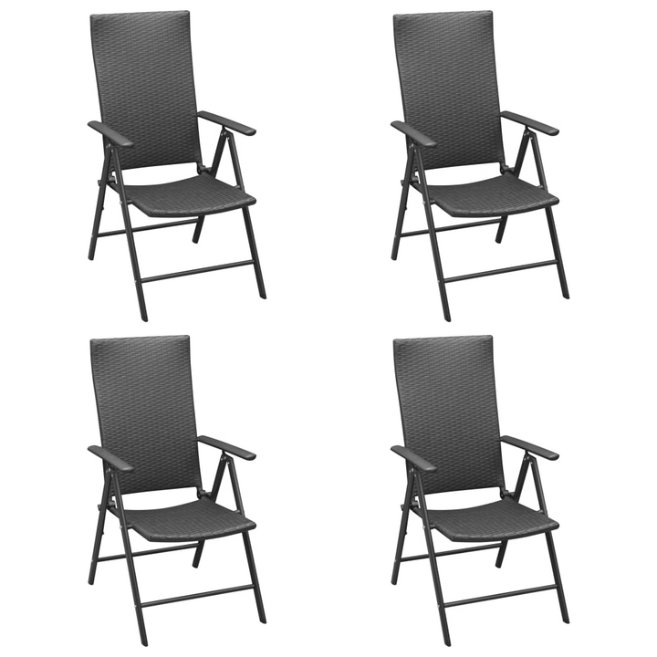 Elegant Five Piece Dining Set (Black) - Perfect for Garden, Patio, or Terrace - Premium  from Home Treasures - Just £426.99! Shop now at Home Treasures