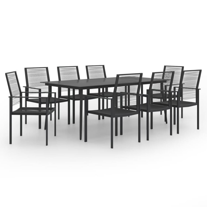 Elegant Nine Piece Garden Dining Set - Weather-Resistant, Durable, and Stylish Patio Furniture - Premium  from Home Treasures - Just £559.99! Shop now at Home Treasures