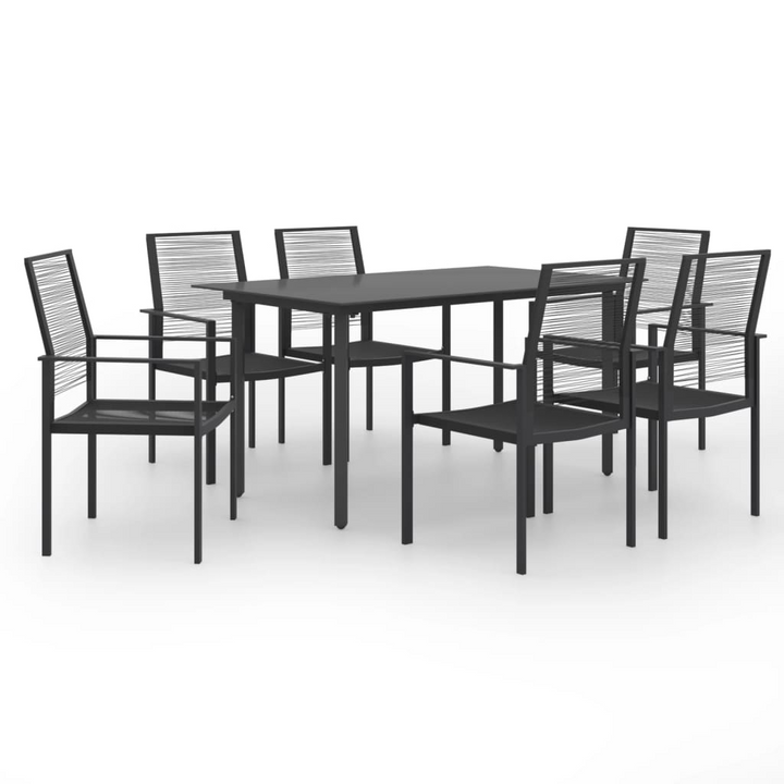 Elegant Seven Piece Garden Dining Set - Sturdy & Weather Resistant Outdoor Furniture - Premium  from Home Treasures - Just £420.99! Shop now at Home Treasures