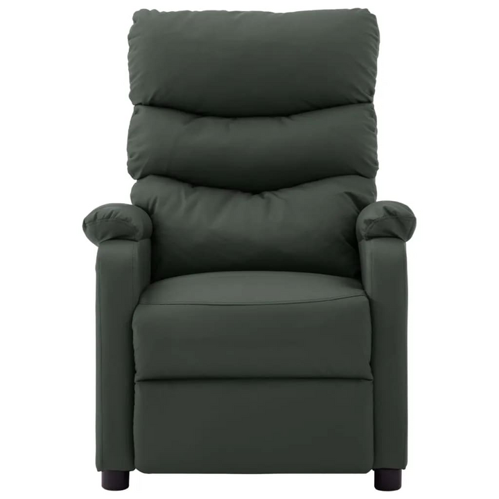 Ultimate Comfort Wing Back Electric Massage Reclining Chair in Grey Faux Leather - Luxury Heated Lounger - Premium  from Home Treasures - Just £321.99! Shop now at Home Treasures