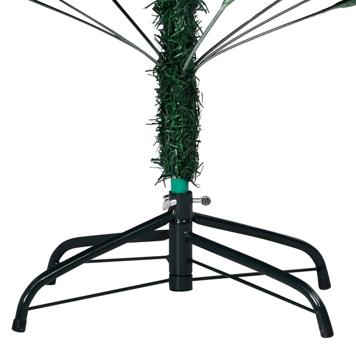 Artificial Pre-lit Christmas Tree with Rose Gold Ball Set - Green PVC, 930 Tips, 150 LEDs, Metal Stand - Premium  from Home Treasures - Just £119.99! Shop now at Home Treasures