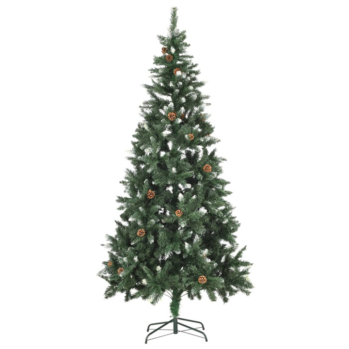 Artificial Pre-lit Christmas Tree with Pine Cones & Ball Set | Realistic Pine Tree with 300 LEDs | Perfect Holiday Decor - Premium  from Home Treasures - Just £158.99! Shop now at Home Treasures