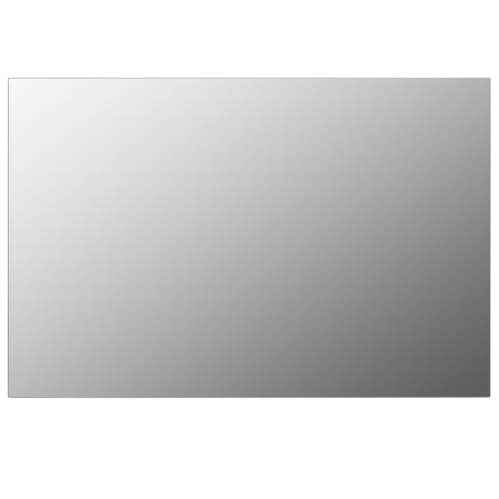 Elegant Rectangular Wall Mirror with LED Lights in Silver - Perfect for Bedroom, Living Room, or Dressing Room - Premium  from Home Treasures - Just £45.99! Shop now at Home Treasures