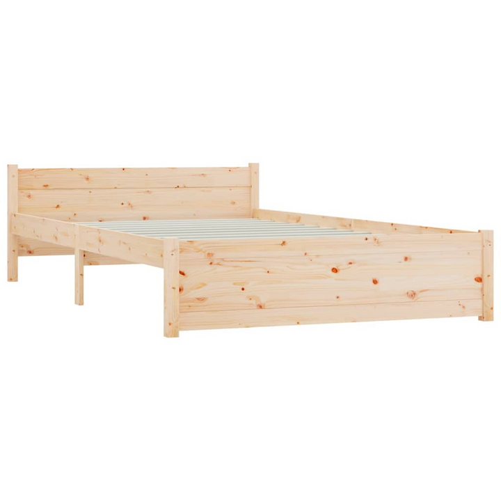 Solid Pine Wood King Size Bed Frame with Drawers - 150x200 cm, Classic Design, Ample Storage - Premium  from Home Treasures - Just £243.99! Shop now at Home Treasures