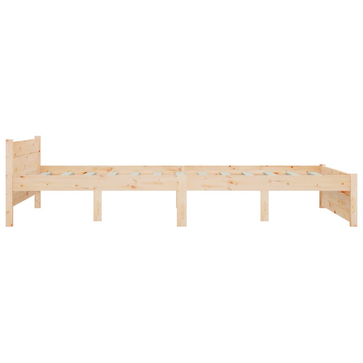 Solid Pine Wood King Size Bed Frame with Drawers - 150x200 cm, Classic Design, Ample Storage - Premium  from Home Treasures - Just £243.99! Shop now at Home Treasures