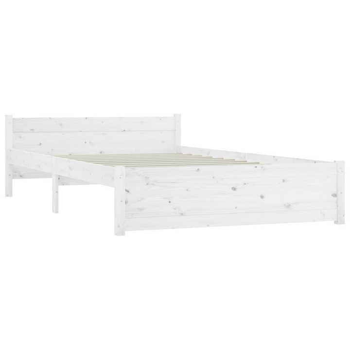 Solid Pine Bed Frame with Drawers (White) - 135 x 190cm | Stylish & Functional Bedroom Furniture - Premium  from Home Treasures - Just £255.99! Shop now at Home Treasures