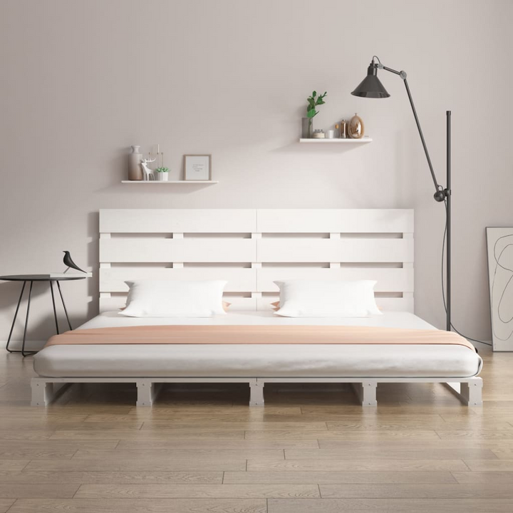 Stylish Solid Pine Bed Frame (White) - 135 x 190cm | Durable Wooden Double Bed Frame - Premium  from Home Treasures - Just £243.99! Shop now at Home Treasures