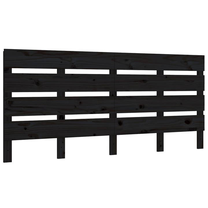 Elegant Solid Pine Bed Frame (Black) – 140 x 200cm | Sturdy, Modern & Stylish Wooden Bedframe - Premium  from Home Treasures - Just £255.99! Shop now at Home Treasures