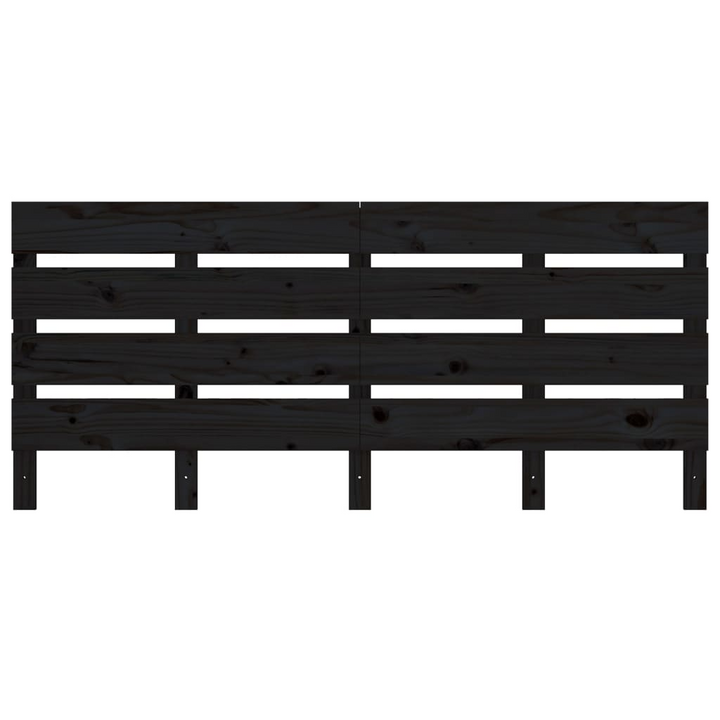 Elegant Solid Pine Bed Frame (Black) – 140 x 200cm | Sturdy, Modern & Stylish Wooden Bedframe - Premium  from Home Treasures - Just £255.99! Shop now at Home Treasures