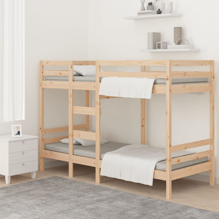 Elegant and Functional Solid Pine Bunk Bed - Space-Saving Solution for Kids' Rooms - 205.5 x 85.5 x 141.5 cm - Premium  from Home Treasures - Just £246.99! Shop now at Home Treasures