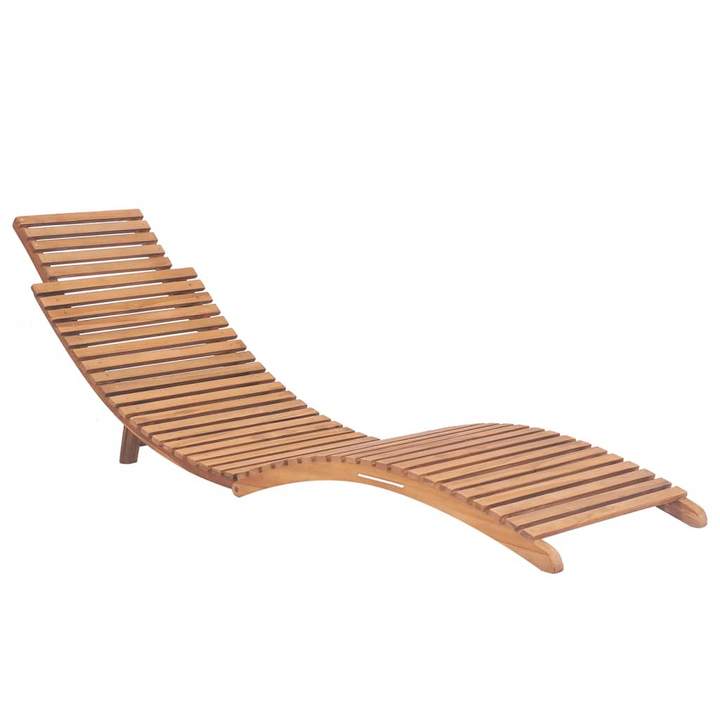 Premium Teak Wood Sun Loungers with Cushions - Set of 2 | Foldable & Ergonomic Garden Recliners - Premium  from Home Treasures - Just £387.99! Shop now at Home Treasures