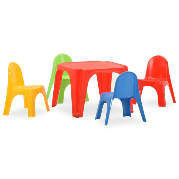 Children's Table and Chair Set - Colorful Kids Furniture for Playrooms, Classrooms, and Bedrooms - Premium  from Home Treasures - Just £69.99! Shop now at Home Treasures