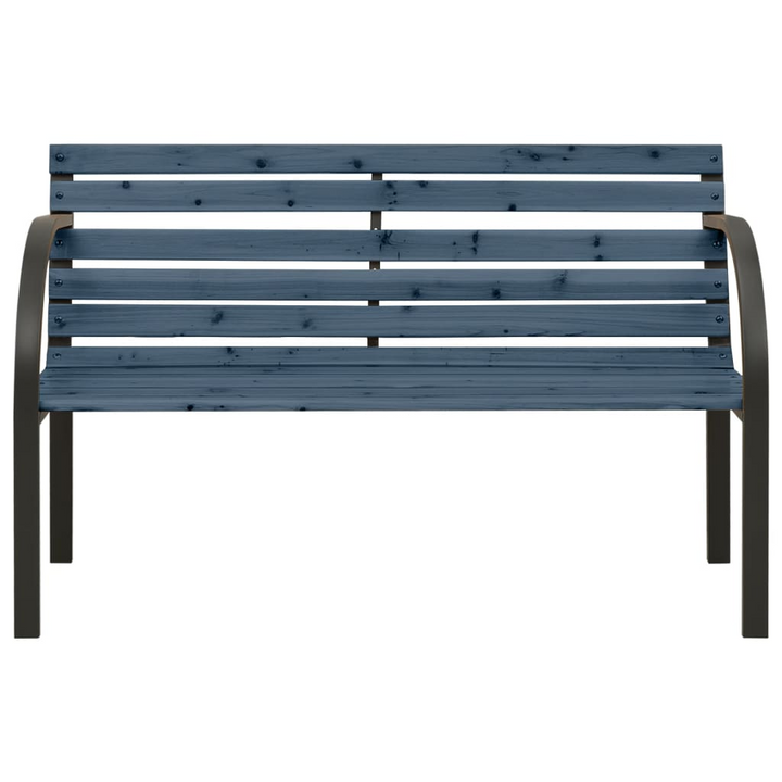 Children's Grey Garden Bench - Durable Chinese Fir Wood & Steel Frame for Kids - Premium  from Home Treasures - Just £59.99! Shop now at Home Treasures