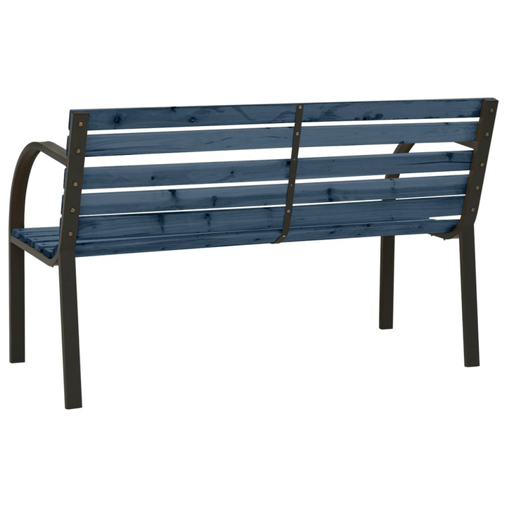 Children's Grey Garden Bench - Durable Chinese Fir Wood & Steel Frame for Kids - Premium  from Home Treasures - Just £59.99! Shop now at Home Treasures