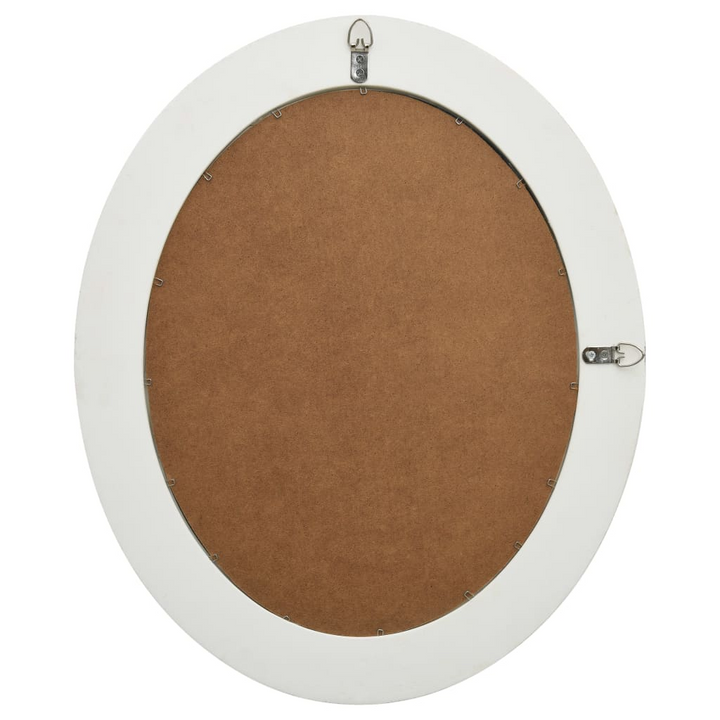 Elegant Baroque White Wall Mirror | 50x60 cm Decorative Oval Frame - Premium  from Home Treasures - Just £49.99! Shop now at Home Treasures