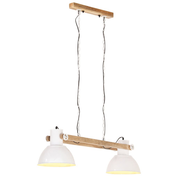 Industrial Hanging Lamp - 25W, White, 109 cm, E27 Socket - Perfect for Living Rooms & Dining Rooms - Premium  from Home Treasures - Just £100.99! Shop now at Home Treasures