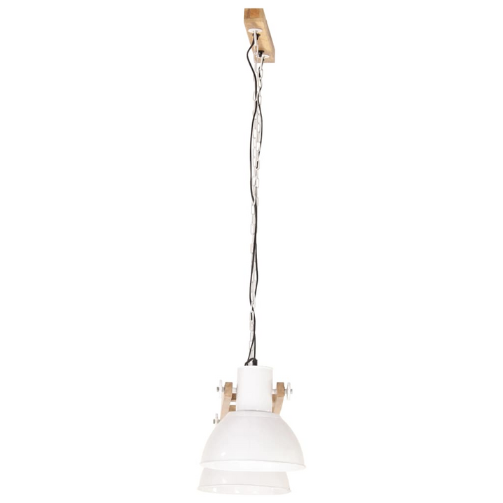 Industrial Hanging Lamp - 25W, White, 109 cm, E27 Socket - Perfect for Living Rooms & Dining Rooms - Premium  from Home Treasures - Just £100.99! Shop now at Home Treasures