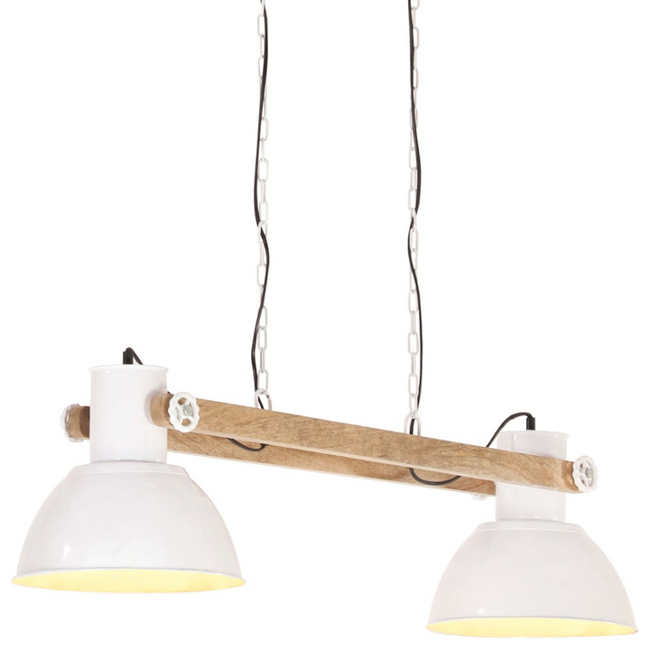 Industrial Hanging Lamp - 25W, White, 109 cm, E27 Socket - Perfect for Living Rooms & Dining Rooms - Premium  from Home Treasures - Just £100.99! Shop now at Home Treasures