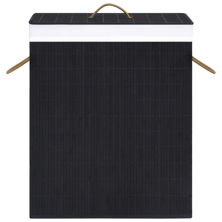 Bamboo Laundry Basket Black 83 L - Stylish & Functional Storage Solution - Premium  from Home Treasures - Just £33.99! Shop now at Home Treasures