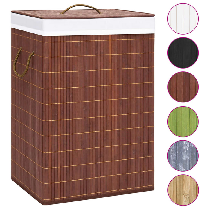 Bamboo Laundry Basket Brown 72 L – Stylish and Practical Laundry Hamper for Your Home - Premium  from Home Treasures - Just £29.99! Shop now at Home Treasures