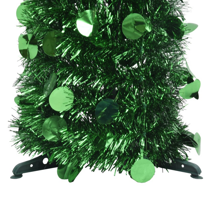 Green Pop-up Artificial Christmas Tree - PET Material, Easy Storage & Reusable - Premium  from Home Treasures - Just £19.99! Shop now at Home Treasures