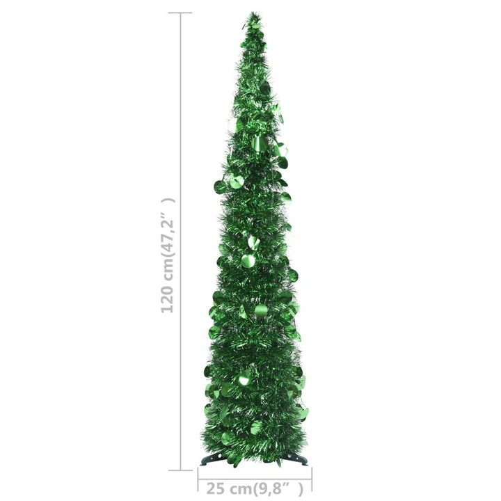 Green Pop-up Artificial Christmas Tree - PET Material, Easy Storage & Reusable - Premium  from Home Treasures - Just £19.99! Shop now at Home Treasures