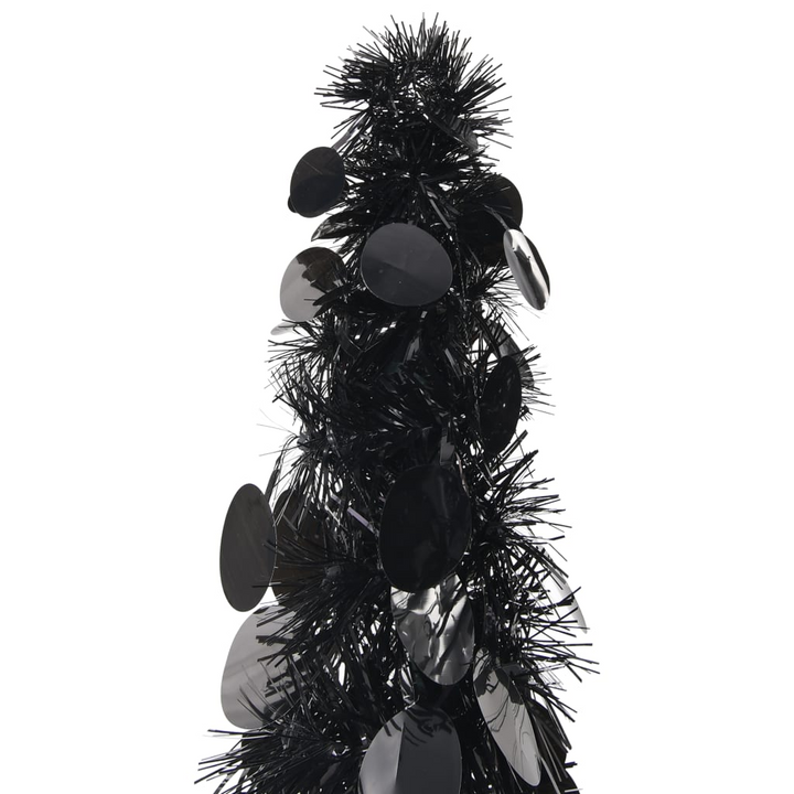 Black Pop-up Artificial Christmas Tree - Compact, Stylish & Easy Storage PET Material - Premium  from Home Treasures - Just £45.99! Shop now at Home Treasures