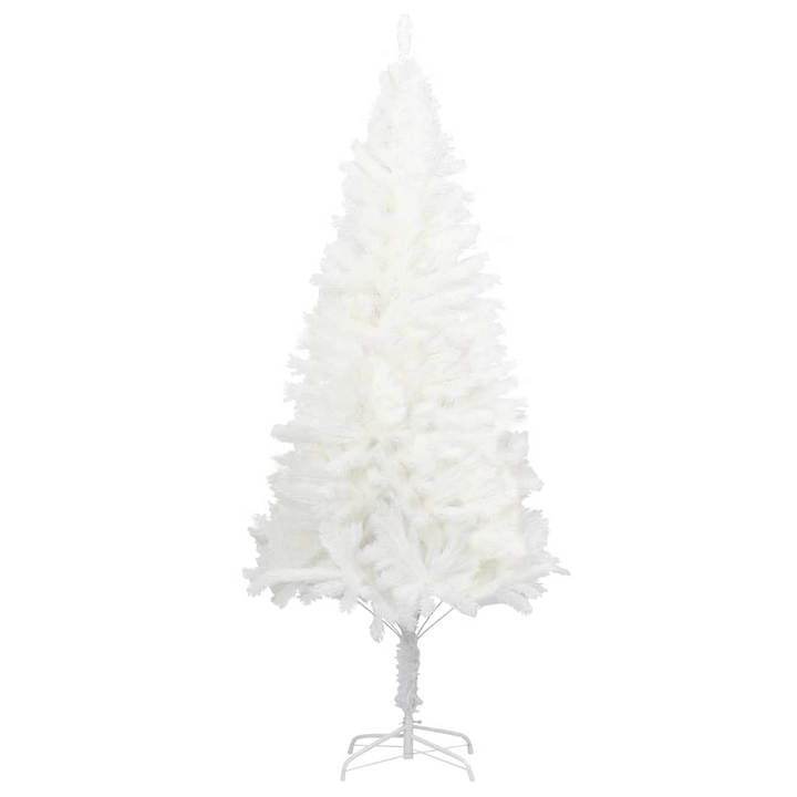 Lifelike White Artificial Christmas Tree with Realistic Needles and Durable Steel Base - Ideal for Indoor and Outdoor Decorations - Premium  from Home Treasures - Just £45.99! Shop now at Home Treasures