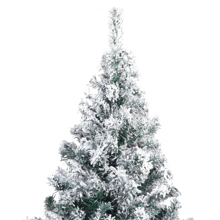 Artificial Christmas Tree with Flocked Snow - Lifelike Green PVC Tree for Indoor & Outdoor Use - Premium  from Home Treasures - Just £182.99! Shop now at Home Treasures