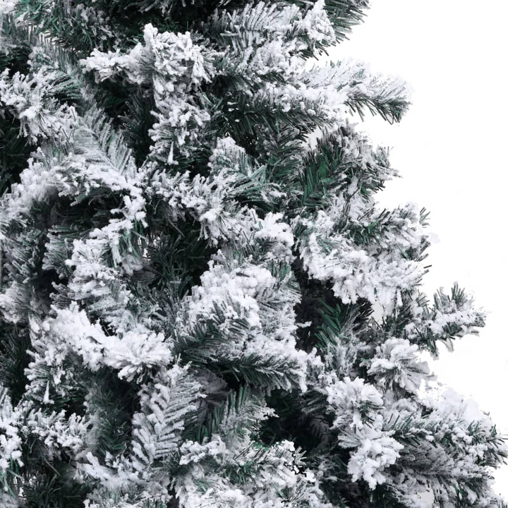 Artificial Christmas Tree with Flocked Snow - Lifelike Green PVC Tree for Indoor & Outdoor Use - Premium  from Home Treasures - Just £182.99! Shop now at Home Treasures