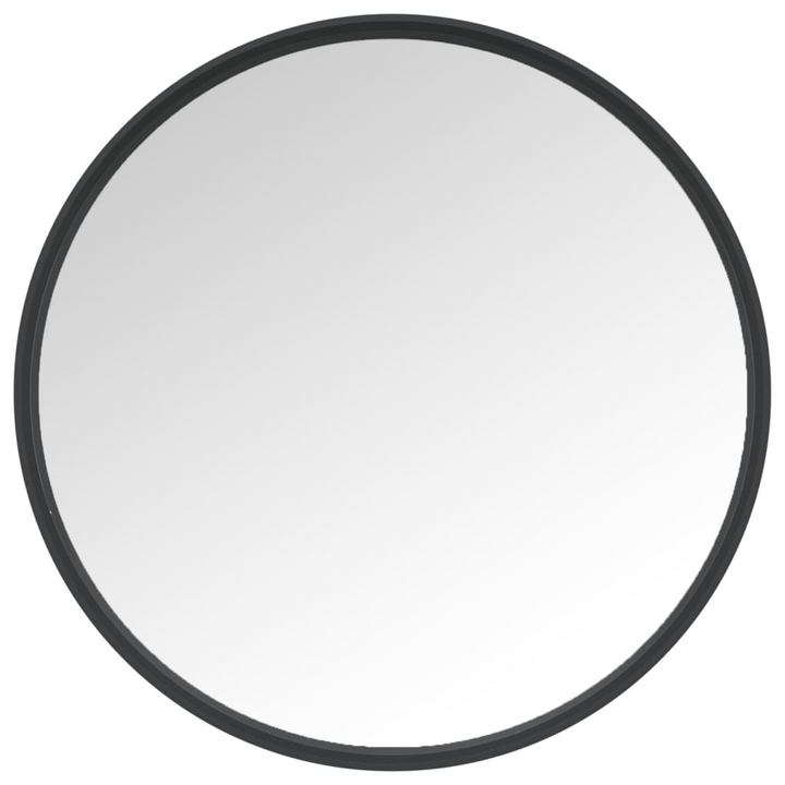 Stylish Round Wall Mirror (Black) - Modern Home Decor, 30cm Diameter, Powder-Coated Steel Frame - Premium  from Home Treasures - Just £33.99! Shop now at Home Treasures