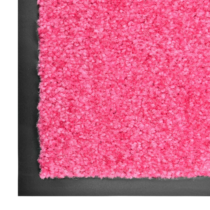 Washable Pink Doormat 40x60 cm - Indoor/Outdoor, Non-Slip Backing | Stylish & Durable - Premium  from Home Treasures - Just £27.99! Shop now at Home Treasures