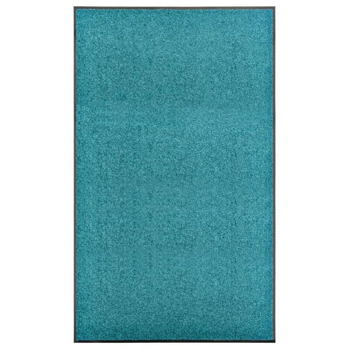 Washable Doormat - Durable & Non-Slip, Cyan 90x150 cm - Perfect for Indoor & Outdoor Use - Premium  from Home Treasures - Just £63.99! Shop now at Home Treasures