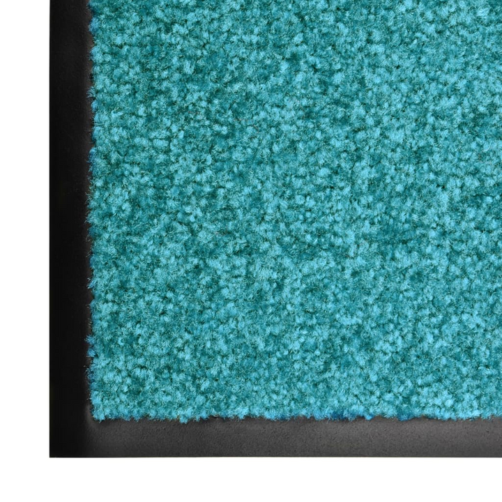 Washable Doormat - Durable & Non-Slip, Cyan 90x150 cm - Perfect for Indoor & Outdoor Use - Premium  from Home Treasures - Just £63.99! Shop now at Home Treasures