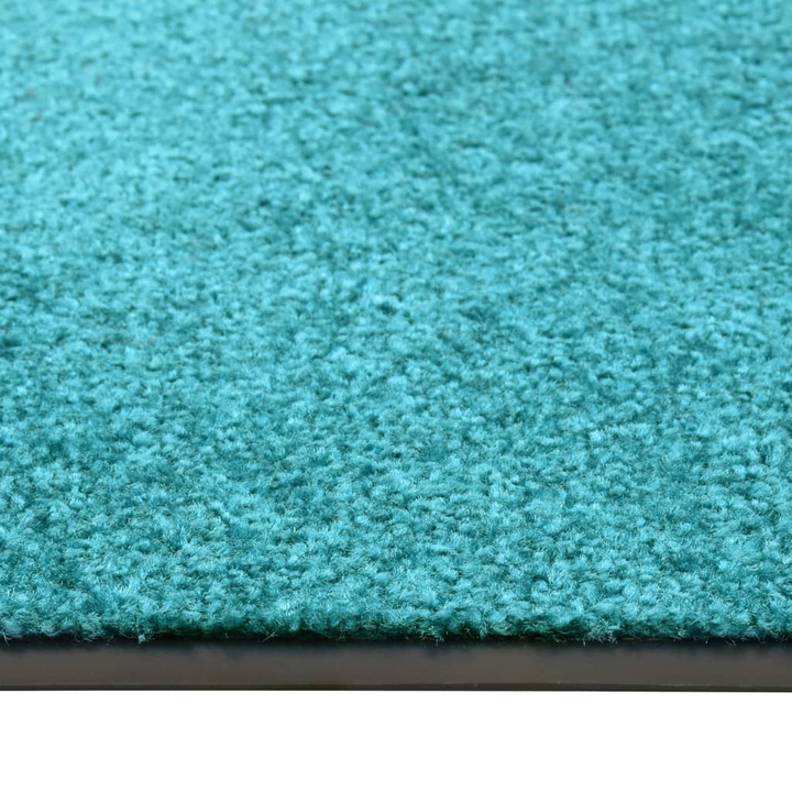 Washable Doormat - Durable & Non-Slip, Cyan 90x150 cm - Perfect for Indoor & Outdoor Use - Premium  from Home Treasures - Just £63.99! Shop now at Home Treasures