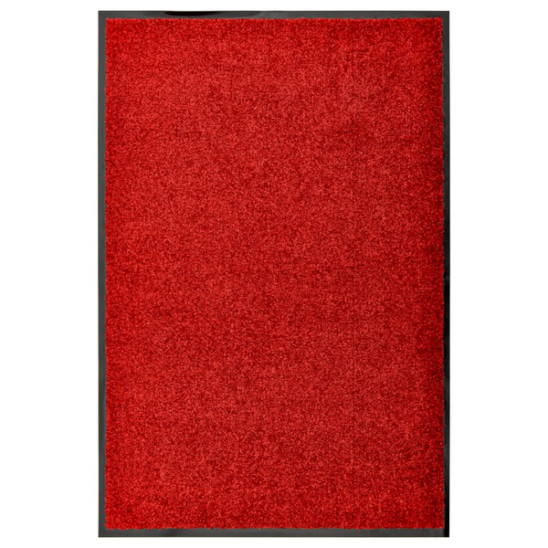 Washable Red Doormat - Durable & Absorbent, 60x90 cm | Ideal for Indoor & Outdoor Use - Premium  from Home Treasures - Just £33.99! Shop now at Home Treasures