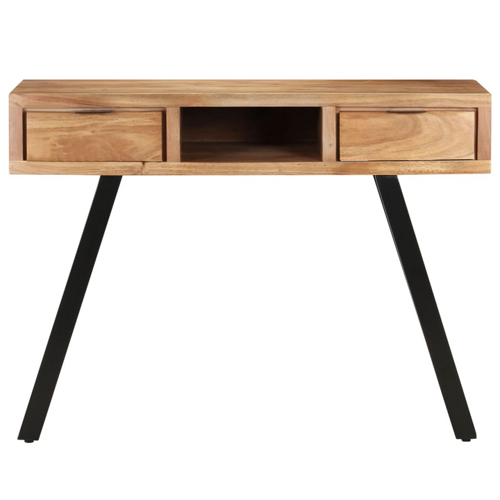 Solid Acacia Wood Live Edge Desk - Industrial Charm and Ultimate Functionality - Premium  from Home Treasures - Just £276.99! Shop now at Home Treasures