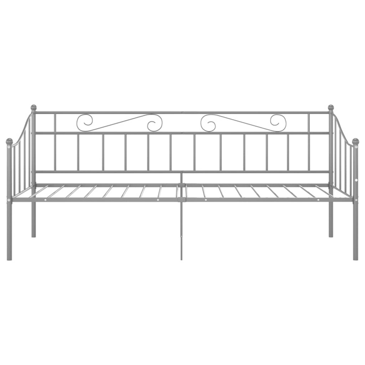 Stylish Metal Sofa Bed Frame in Grey - 90 x 200cm | Durable & Versatile Daybed for Small Spaces - Premium  from Home Treasures - Just £119.99! Shop now at Home Treasures