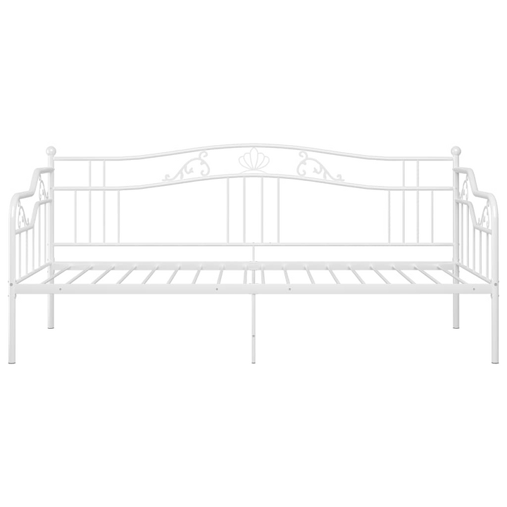 Stylish Metal Sofa Bed Frame in White - 90 x 200cm | Durable & Multi-functional Daybed for Modern Living Spaces - Premium  from Home Treasures - Just £142.99! Shop now at Home Treasures